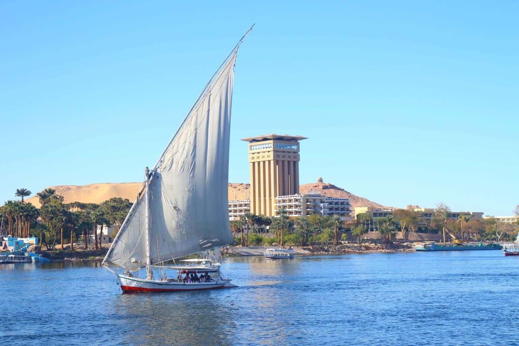 Cidade de Aswan, no Egito.