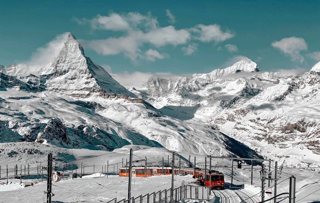Estação de esqui em Zermatt.