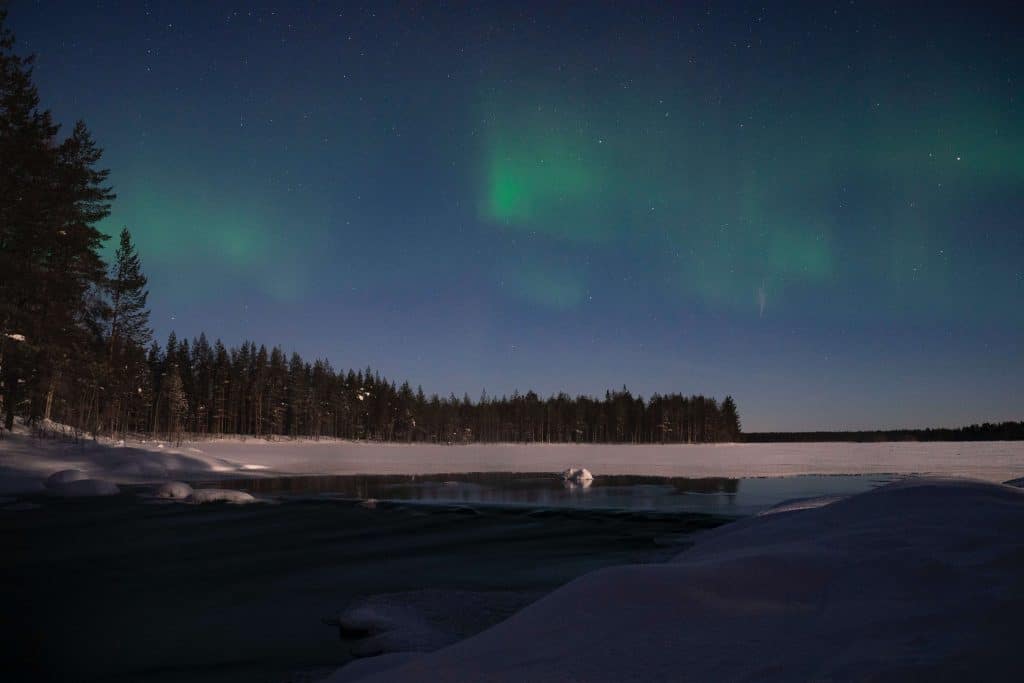 Aurora Boreal, na Finlândia.