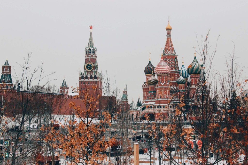 Cidade de São Petersburgo, na Rússia.