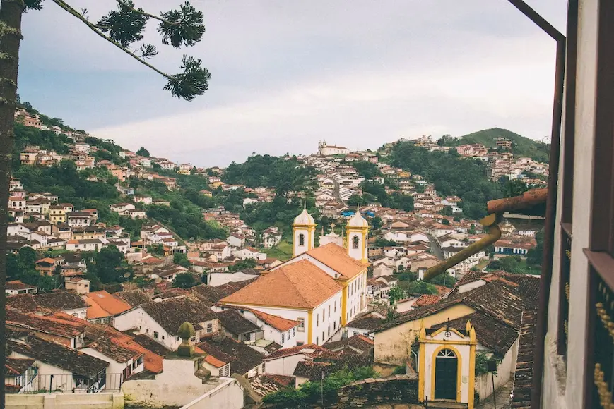 Vista da cidade de Ouro Preto