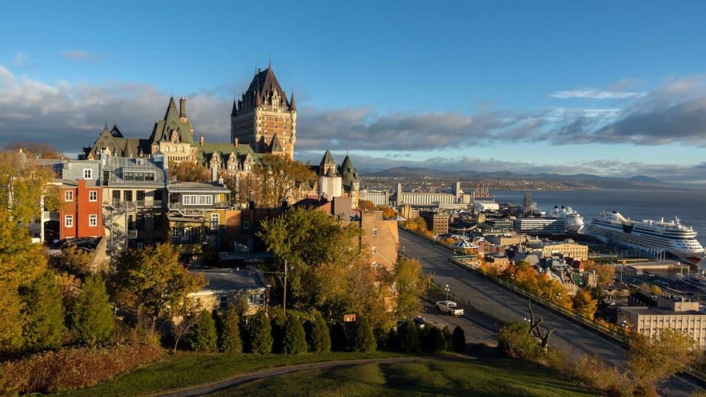 Imagem da cidade de Quebec, no Canadá.
