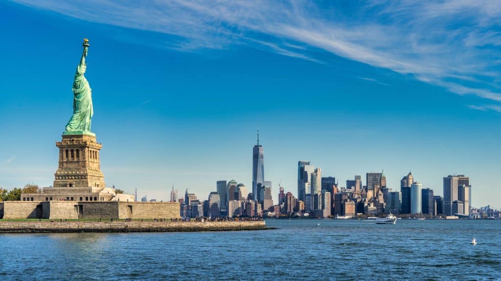 Estátua da Liberdade em Nova York,