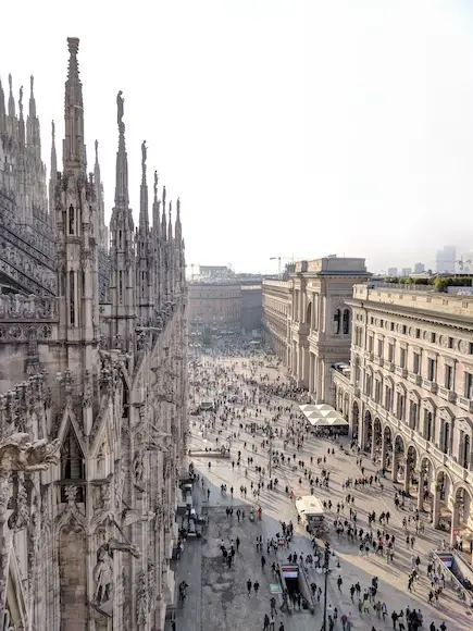 Cidade de Milão na Itália