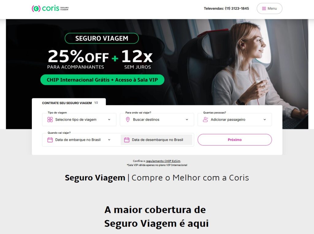 qual melhor Seguro Viagem internacional - Coris